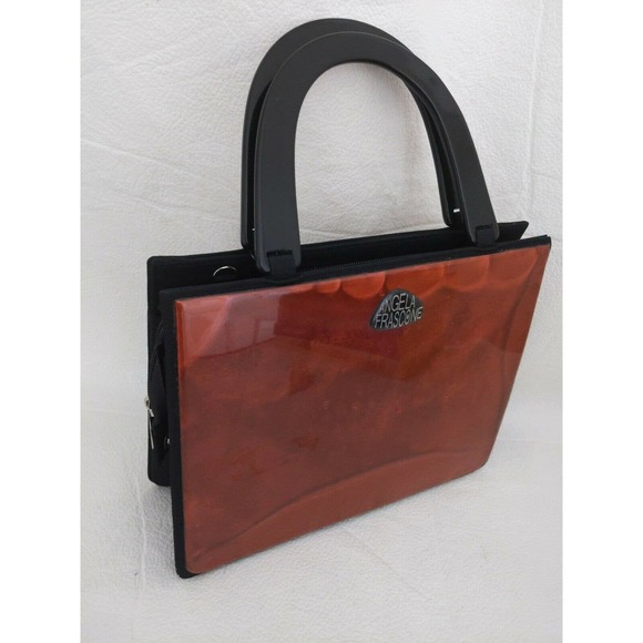 Angela Frascone Handbag Purse w. Removable Shoulder Strap - Picture 9 of 11